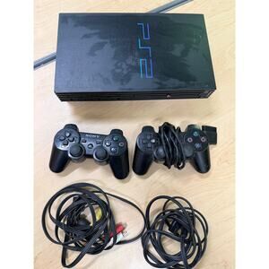 Sony PlayStation 2 PS2 Console Bundle w/ 2 Controllers